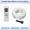 M METERXITY 2-Pack Single Split Shaft Collar 20mm Bore Aluminum