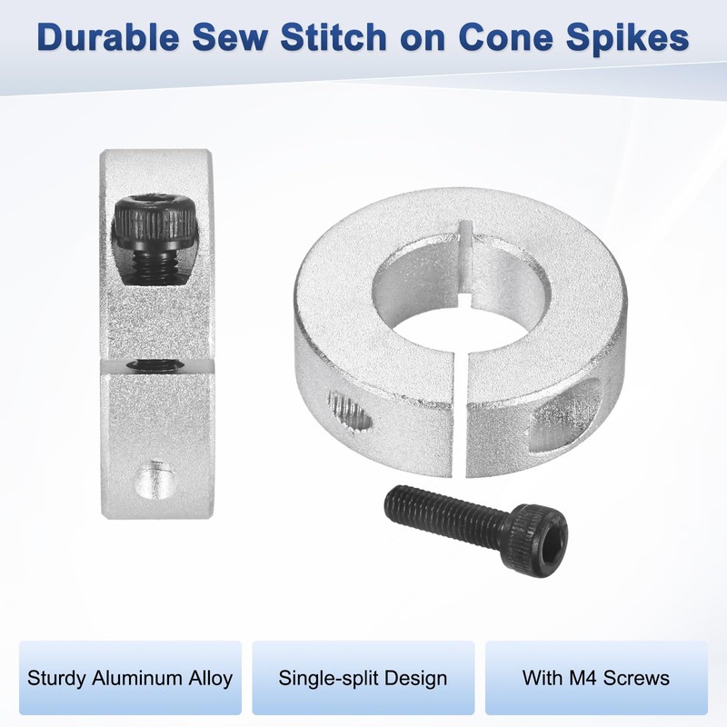 M METERXITY 2-Pack Single Split Shaft Collar 20mm Bore Aluminum