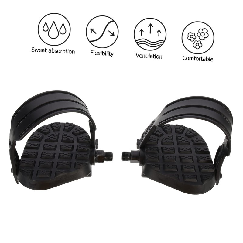 Outanaya 1 Pair Indoor Cycling Pedals Bike Pedals for Exercise