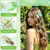 8Pcs Green Butterfly Hair Clips Fairy Halloween Hair Accessories