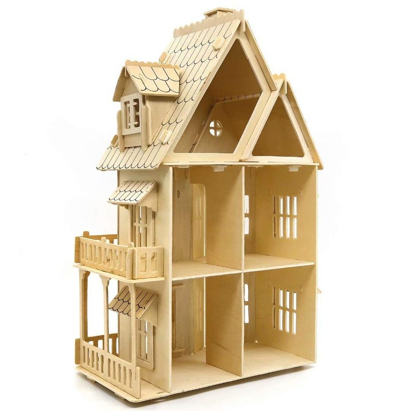 3D House Jigsaw Puzzle Model Kit Cute Room - for