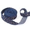 Magibeads 5 Yards Retro Denim Ribbon Wired 1 inch Polyester