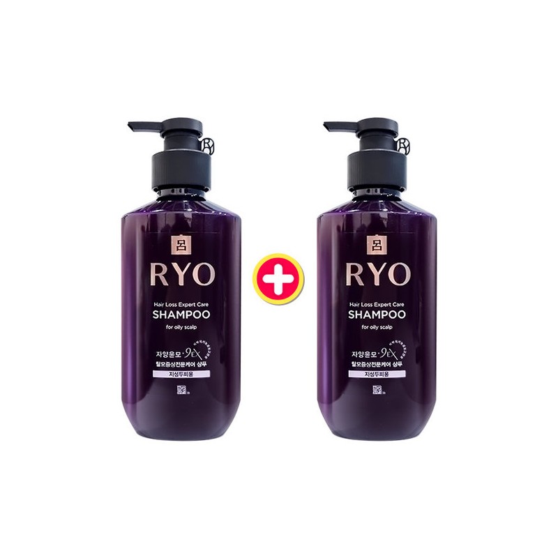 Ryo Nourishing Scalp Shampoo for Oily Scalp 400ml 2-Pack