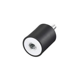 uxcell M6 Male Female Rubber Vibration Isolators Mounts Shock Absorber D25mm x H30mm