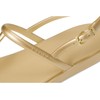 Crocs Women's Miami Thong Sandal Metallic Gold 8 Medium