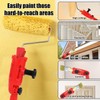 Paint Roller Holder, Paint Brush Extender Holder,180-degree Rotatig Angle Rotation