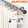 Curtain Rod Bracket for All Curtain Rods from 5/8" to