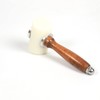 T-Shape Head Nylon Hammer Wooden Handle Leathercraft Carving Nylon Hammer