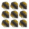 RED DRAGON Hardcore Premium Gold & Black Geometric Dart Flights