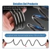 2pcs 1m Candado Cadena Contraseña Seguro Para Moto Bicicleta