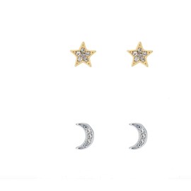 Ted Baker Moanny Pave Star Crescent Moon Multi Stud Gift Set