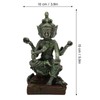 Aquarium Buddha Statue Decoration Resin Aquascaping Fish Tank Meditating Buddha