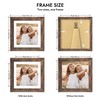 Hongkee 6x6 Picture Frame with Glass, Display Pictures 4x4 with