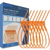 8 Pack 25inch Drain Snake Clog Remover, Drain Hair Remover,