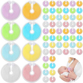 Estune 56 Packs Gtube Button Covers Feeding Tube Supplies Soft Feeding Tube Holder Peg Tube Supplies Absorbent Gtube Pads Holder G Tube Button Pads Cotton Pads for Nursing Care