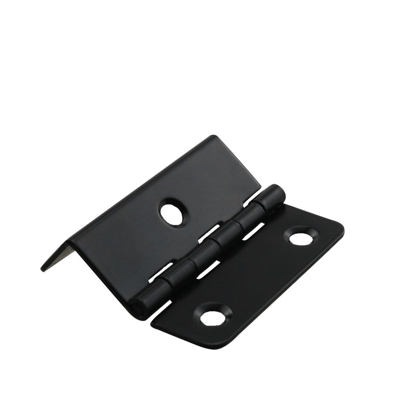 JCBIZ 4pcs Black 5-Hole Folding Hinge (Size 41x12mm) Antique Bending