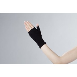 Seamless Supporter, Black, Back of Hand, One Size Fits Most