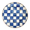 MacKenzie-Childs Royal Check Dinner Plate, Round 10-Inch Dining Plate, Enamel