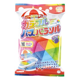 Nol Corporation ASO-5-1 Bath Salt, Colorful Bath Parasol, Rainbow Parasol, Grape Scent