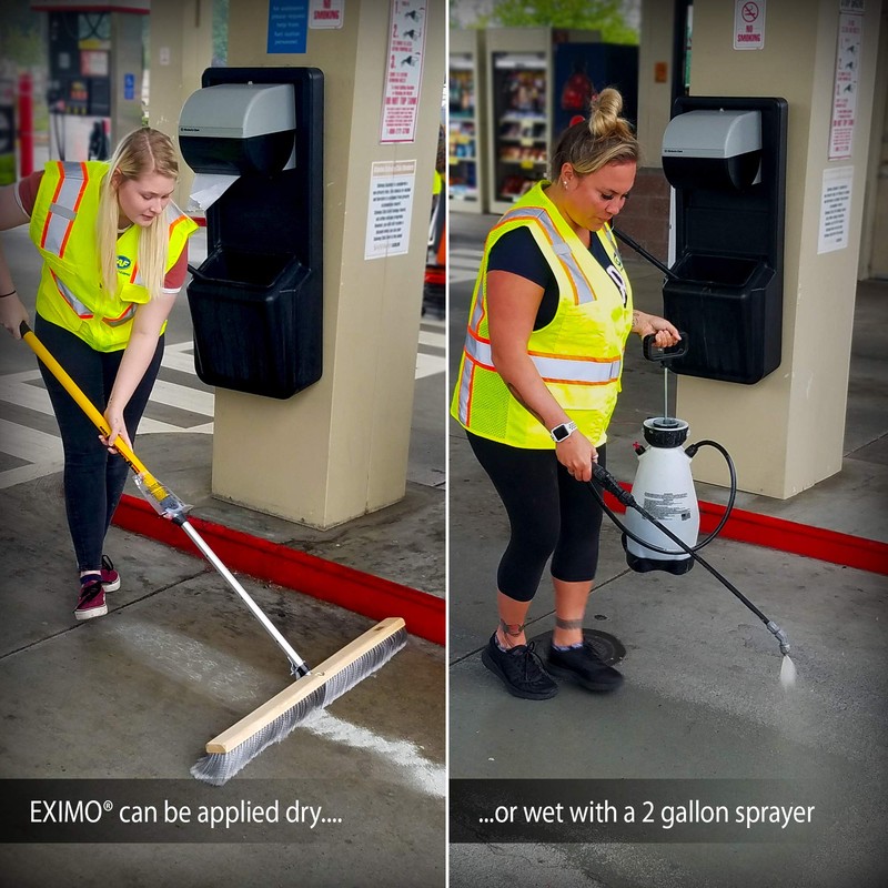 CAF Outdoor Cleaning EXIMO® Waterless Concrete Cleaner for Driveway, Garage,