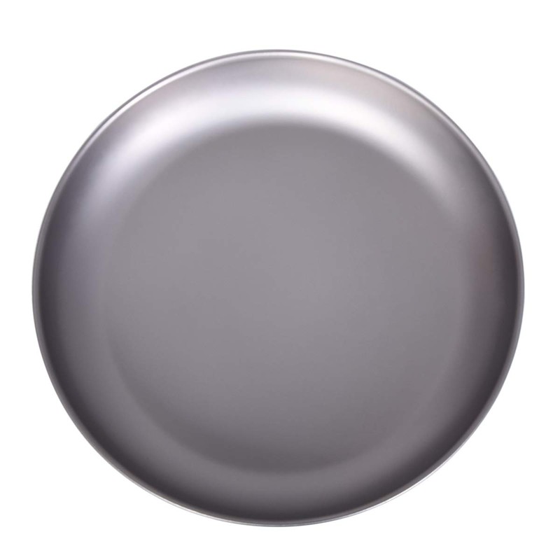 Boundless Voyage Ultralight Titanium Pan Dish Plate with Carry Mesh