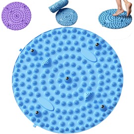 DEARING Foot Mat Acupressure Mat (2025 New and Improved Model) Foot Massage Mat, Acupressure Mat, Acupressure Mat, Magnetic Decompression Mat, Durable, Compact, Unisex (Blue - 13.8 inches (35 cm)