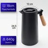 KVOTA Thermos 1 Litre Thermos Flask with Glass Flask, Colour