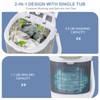 Giantex Portable Mini Washing Machine, Clothes Washer and Spinner Combo,