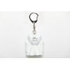 Terunyan 3D 3D Keychain, Teru Teru Bozu, Cat, white