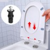 Toilet Seat Fixing,Toilet Seat Accessories,4 Pack Toilet Seat Hinges,Toilet Seat,Toilet