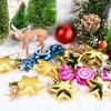 KATELUO Pack of 12 Christmas Tree Decorations, Plastic Christmas Tree