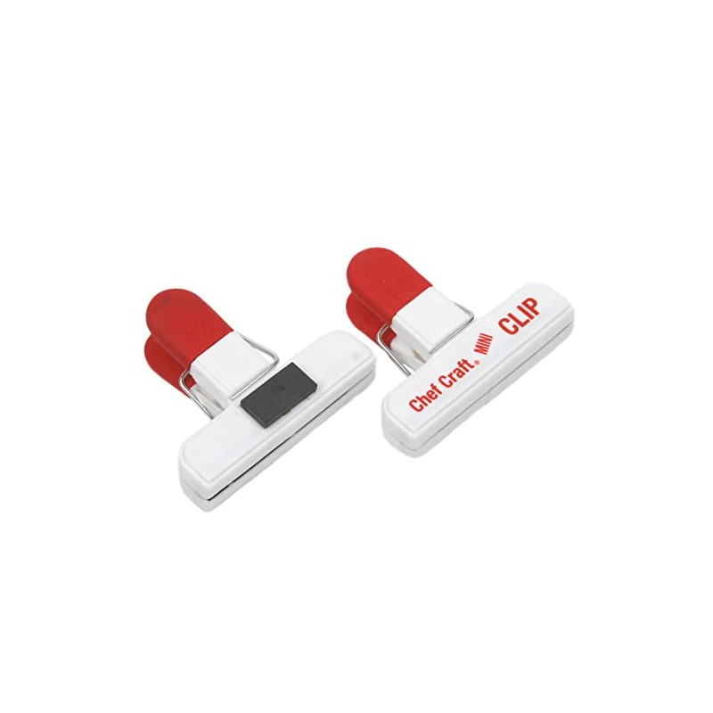 Chef Craft Select Plastic Magnetic Mini Clips, 3 Inches In