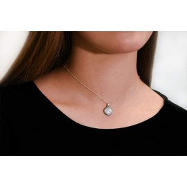 EFYTAL Best Friend Birthday Gifts, 925 Sterling Silver Bezel Edge Sagittarius Necklace, Zodiac Necklaces, Friendship Gift for Bridesmaids, Bridal Party Friend Group Jewelry (Sagittarius 11/22-12/21)