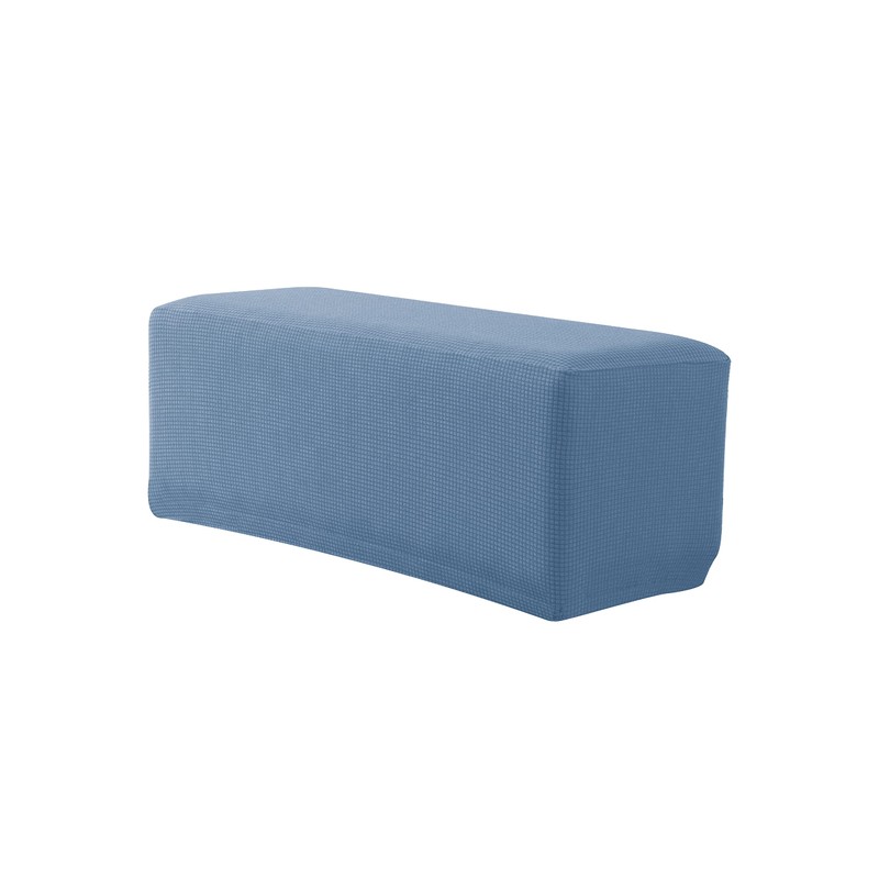 EBETA E Stool Cover Jacquard Cover Ottoman Footstool Cover (Denim
