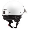LS2 Helmets Bagger Motorcycle Half Helmet (Gloss White - Medium)
