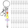 Akamino 30 Pcs Beadable Keychains Making Kit Set, Metal Bullet