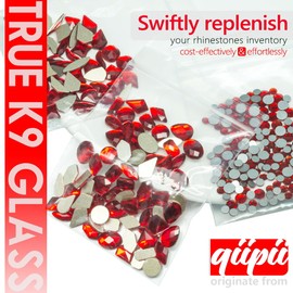 Red Nail Rhinestones 120 Multi Shapes Flatback Ruby Red Crystals Gems +SS10 SS16 Siam Red Round Beads K9 Glass Stones Diamonds Jewels Nail Art Supplies Nail Charms for Nails Faces Eyes Makeup Crafts