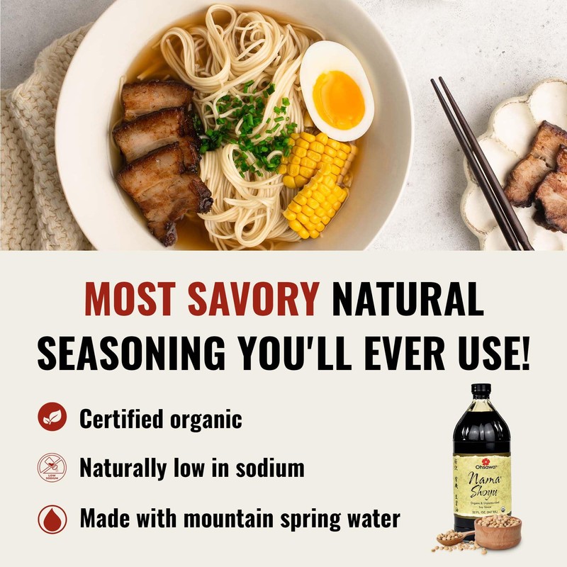 Ohsawa Nama Shoyu, Organic and Aged in 150 Year Cedar