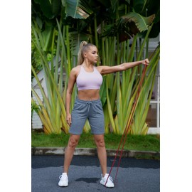 icyzone Pantalones cortos atl ticos de yoga para mujer Bermudas de entrenamiento activo para mujer con bolsillos, Marine Blue, M