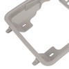 Grey Car Inner Sun Glasses Holder Case with Bracket Frame