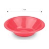 DecorRack 24 Small Plastic Bowls, 7 inch Disposable Popcorn, Soup,