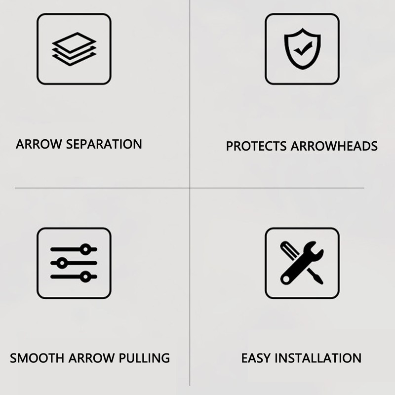 5 Spot Archery Arrow Quiver Archery Compound Bow Quiver Lightweight