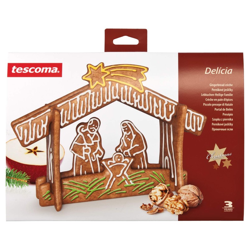 Tescoma Gingerbread Creche, Set of Cookie Cutters Delicia, Assorted, 30