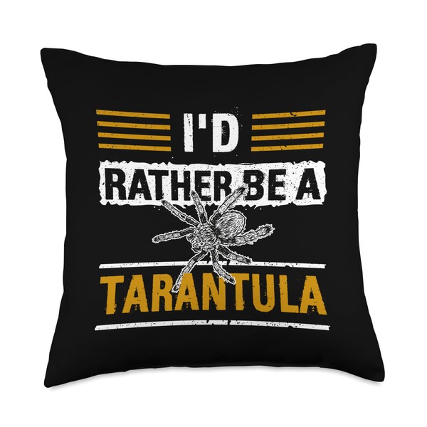 Spider Lover Arachnid Cobweb Terrarium Tarantula Throw Pillow