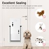 MAVRICTECH Dog Door for Exterior Door, Steel Frame, Magnetic Double