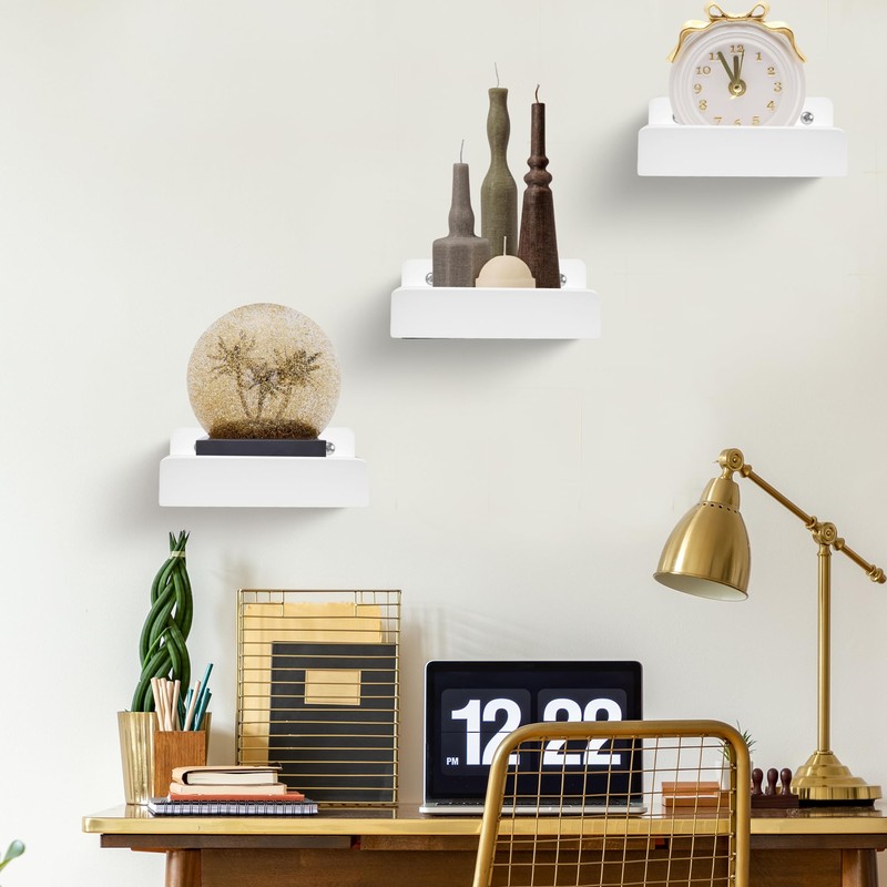 Small Wall Shelf,Small Floating Shelves for Wall,Mini Plants Shelf Wood