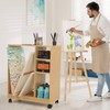VISWIN Art Cart Organizer, Solid Beechwood Art Supply Storage Organizer