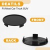 Partuto 4 Pcs 76.3mm 3.00" OD - Universal Car Wheel