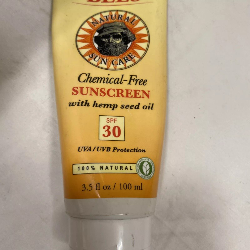 Burt's Bees Chemical-Free Sunscreen SPF 30 with Hempseed Oil Discontinued