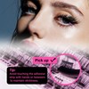 AJEAJE No Glue Needed Self Adhesive Eyelashes Clusters 3D Lash